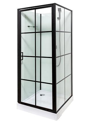 Гідромасажний бокс insana agata 9900 new 90x90x207, квадратний мілкий піддон ( а0048357 )
