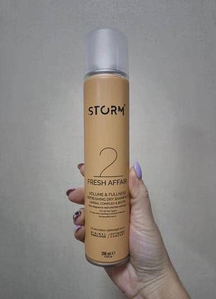 Сухой шампунь для волос storm, 200 мл. фантастический объем.