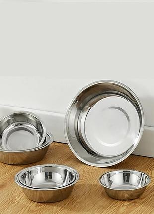 Металлическая миска для собак pet style 0,72 л