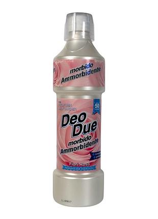 Пом'якшувач для білизни deo due концентрований з ароматом троянди fiori rosa антибактеріальний 1 л