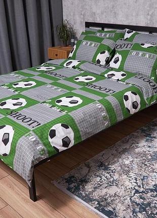 Комплект постельного белья moon&star бязь gold люкс football king size 220x240 наволочки 2х40х60