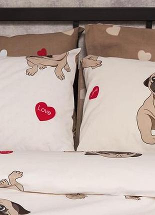 Набор наволочек moon&star бязь gold люкс bulldog love 50х70 2 шт ms-840000729