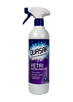 Средство для мытья стекол quasar vetri extra profumo профессиональное 580 мл