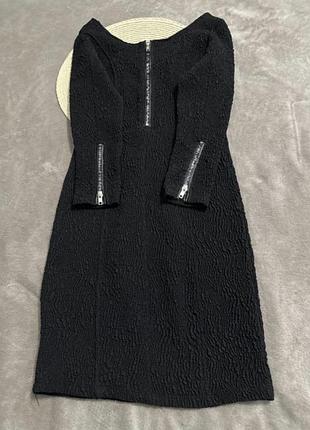 Мини платье zara жатка одета несколько раз