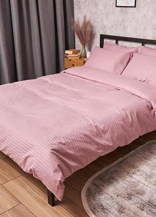Комплект постельного белья moon&star satin stripe stripe candy двуспальный 175х210 наволочки 4х70х70