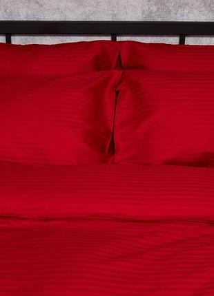 Набір наволочок moon&star satin stripe stripe red 50х70 2 шт