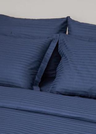 Набір наволочок moon&star satin stripe delfi blue 50х70 2 шт
