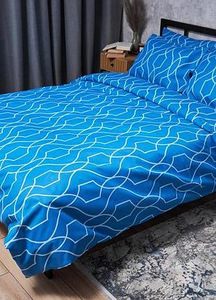 Комплект постельного белья moon&star микросатин premium ocean breeze king size 220x240 наволочки 2х40х60