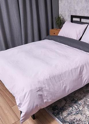 Комплект постельного белья moon&star бязь gold люкс orchid gray евро 200х220 наволочки 2х50х70
