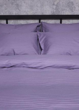 Набор наволочек moon&star satin stripe soft lilac 50х70 2 шт