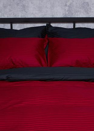 Набір наволочок moon&star satin stripe dark romance 50х70 2 шт