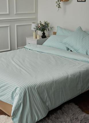 Підковдра moon&star satin stripe stripe mint полуторна євро 160 x 220 см