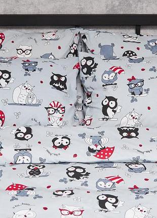 Набор наволочек moon&star бязь gold люкс owls gray 50х70 2 шт ms-840000687