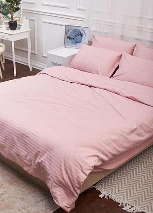Підковдра moon&star satin stripe stripe pink полуторна 143 x 210 см