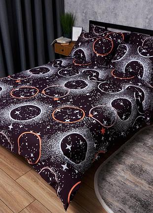 Пододеяльник moon&star бязь gold люкс cosmic vibes полуторное 143 x 210 см