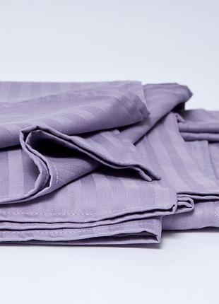 Простынь moon&star soft lilac satin stripe gold люкс 200х220 см (ms-860000258)