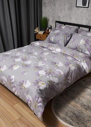 Комплект постільної білизни moon&star бязь gold люкс provence dreams полуторний 143х210 наволочки 4х50х70