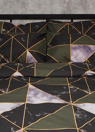 Набір наволочок moon&star мікросатин premium golden marble 50х70 2 шт