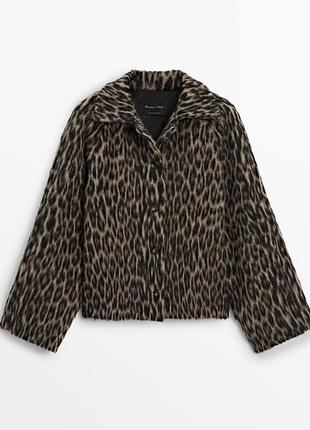 Нове коротке пальто massimo dutti шермть 100%