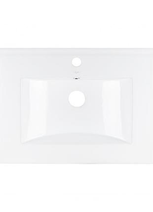 Раковина qtap albatross 600х460х180 white без донного клапана qt01113060cw1