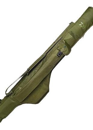 Чехол для карповых удилищ daiwa black widow 3 rod holdall 13ft 215x35x15cm
