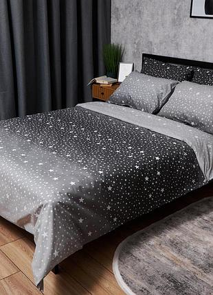 Постельный набор moon&star (пододеяльник 175х210 + 2 наволочки 50х70) бязь gold люкс night sky