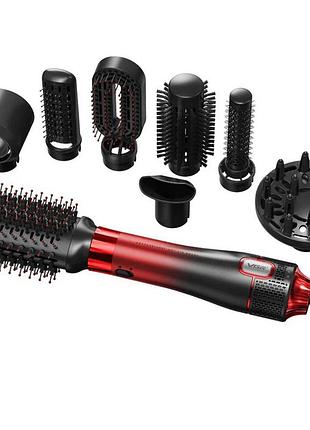 Фен-щетка стайлер vgr 8 в 1 v-488. ae-562 цвет: красный top shop ua_