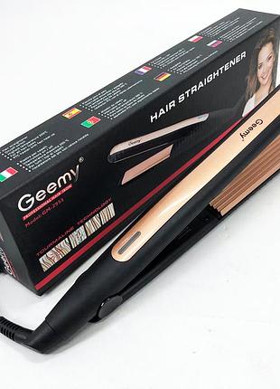 Плойка утюжок выпрямитель gemei gm-2955w, утюжок для выравнивания ho-929 прически, утюжки-выравниватели top