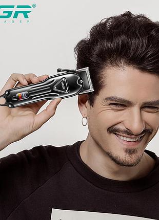 Аккумуляторная машинка для стрижки eu-560 vgr v-051 top shop ua_