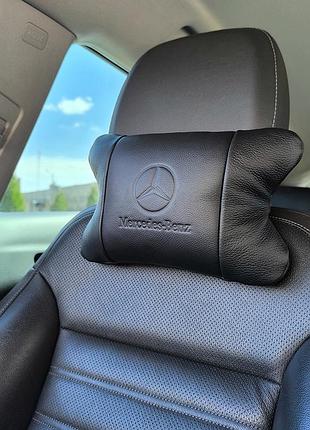 Дорожная подушка в автомобиль mercedes-benz, подушки с логотипом от производителя xl-69 top shop ua_
