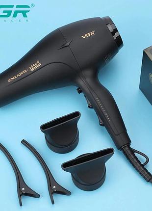 Фен vgr v-406 black pa-88 top shop ua_