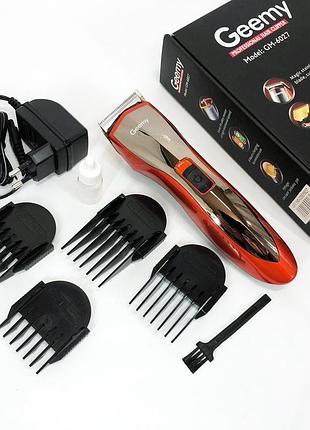 Професійна машинка для стрижки голови pro gemei gm-6027, перукарські машинки професійні ab-35 top shop ua_