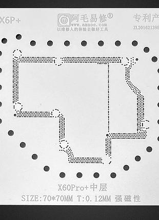 Трафарет bga amaoe pcb vivo x60 pro plus (0.12mm)