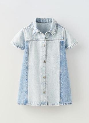 Джинсова сукня zara 2-3 98