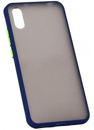Чохол matte case для realme 5 pro navy синій/зелений