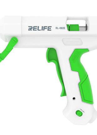 Клейовий пістолет relife rl-062e + 10 стрижнів 7мм / термопістолет 25 вт