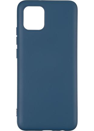 Чохол-накладка full soft case для samsung a035 (a03) dark blue