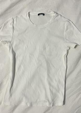 Топ/футболка у рубчик massimo dutti🤍