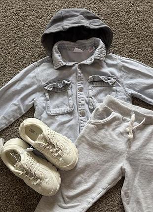 Куртка джинсова дитяча zara унісекс