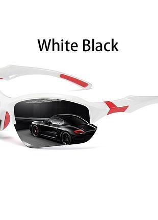 Сонцезахисні окуляри white black sun glasses 1155 lanmo