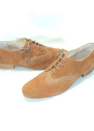 Замшевые комфортные красивые туфли от "mint &amp; berry", р 422 фото