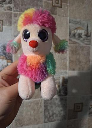 Ty | зажим для ключей rainbow dog