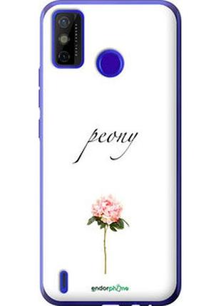 Чехол на tecno spark 6 go ke5 пион "4366u-2452-2448"