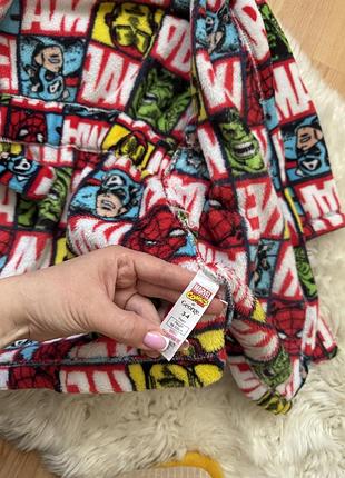 Махровый халат marvel 3