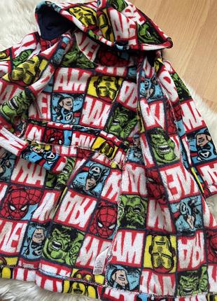 Махровый халат marvel