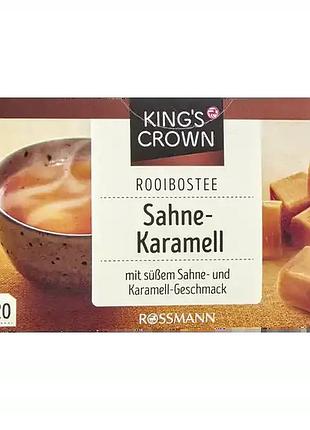 Чай ройбуш зі смаком вершків і карамелі king's crown