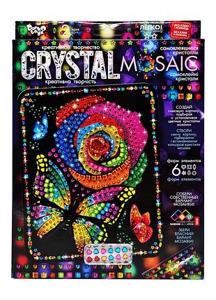 Креативное творчество "crystal mosaic цветок" crm-02-07, 6 форм элементов