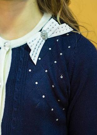 Кофта синього кольору для дівчинки (158 см.) xiaoniba 4