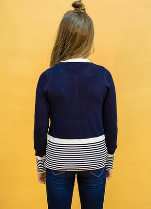 Кофта синього кольору для дівчинки (134 см.) xiaoniba 2