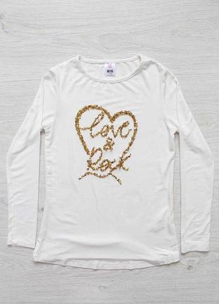 Реглан молочного кольору для дівчинки (176 см.) ozk kids